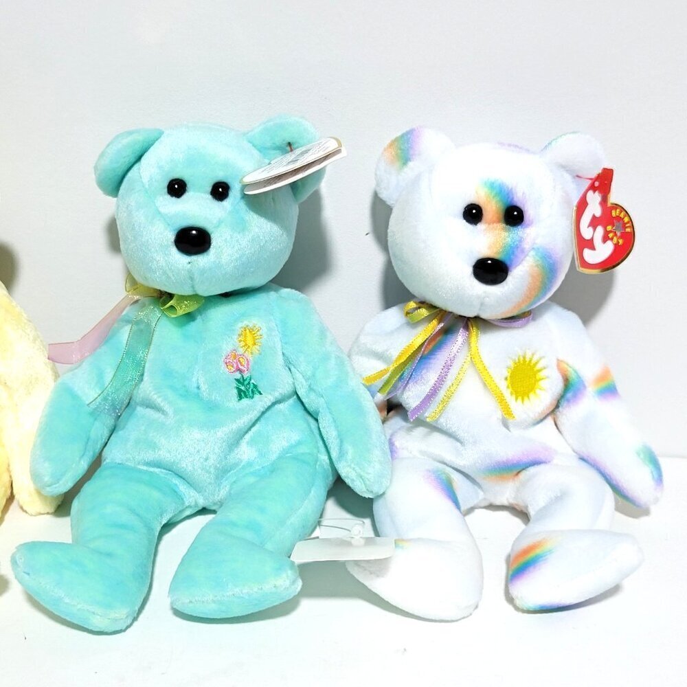 Ty Beanie Baby Bears Lot of 4 Erin Cheery Mother Ariel Retired 1997 2000-2002 - Picture 3 of 11